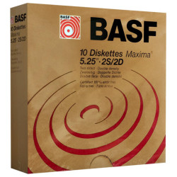 5.25" Diskettes 2S/2D "BASF Maxima"