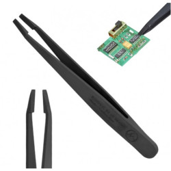 Pinceta precyzyjna z tworzywa sztucznego do elektroniki 115mm prosta ESD KNIPEX 92 09 04 ESD
