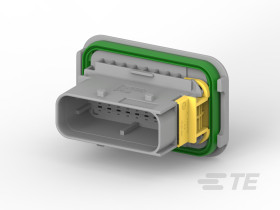 Złącze samochodowe 15-pinowe TE Connectivity 2-rzędowe Męski 10 A, 30 A 2-1564 Montaż na kablu Przewód Obudowa do