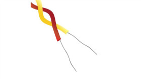 Przewód Termoparowy K, -75 › +260 C., Dł. 25M, Izolacja: Teflon Pfa,...