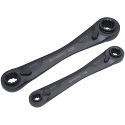 Crescent® CX6DBM2 X6™ Ratcheting Spanner Set, 2 Piece