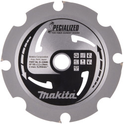 Makita B-33685 B-33685 Specialized Blade for Fibre Cement Board 165 x 20mm x 4T