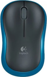 Logitech Mouse M185, Wireless, blueOptical, 1000 dpi, 3 Button