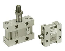 Uchwyt montażowy SMC do: Cylinder płytowy serii MU Uchwyt