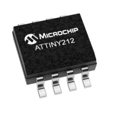 Mikrokontroler Microchip ATtiny212 SOIC 8-pinowy Montaż powierzchniowy AVR 2 kB 8bit CAN: 20MHz RAM:128 B Ethernet: