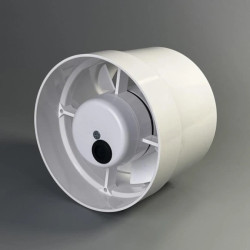 Wentylator domowy WK-10 kanałowy, fi 100 mm, kolor biały