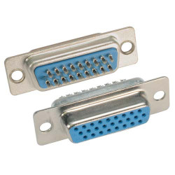 Złącze D-Sub 15-pinowe Męski Proste Przewlekany raster 2.77mm