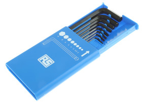 Zestaw kluczy imbusowych Jednostki metryczne RS PRO L 8 szt.