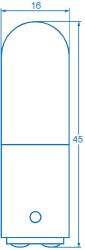 Żarówka zwykła 16X45MM BA15D 220-260V 6-10W