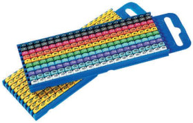 Oznaczniki kabli Zatrzask HellermannTyton zakres 2.8 → 3.8 ilość 200