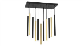 Lampa Wisząca Monza Brass 11Xg9 Max 8W Led Mlp8845 Milagro