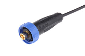 Złącze koncentryczne Montaż na kablu Męski typ złącza Złącze SMB Okablowany fabrycznie typ kabla RG174