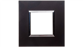 Dante Ramka Pojedyncza Aluminium Anodyzowane Onyx 4590281