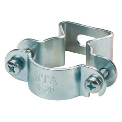 Legrand 382851 Pipe Clamp Grey 16mm Slotted Hole 1 pieceSendzimir