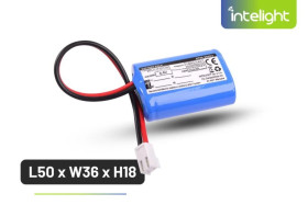 Pakiet akumulatorów LiFePO4 6,4V 1000mAh do oprawy Starlet Round 150 2H/3H / 350 1H - L50 x W36 x H18 / 96052