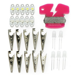 Electro-Fashion - zestaw do tworzenia inteligentnych ubrań dla BBC micro:bit - Kitronik 5607