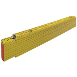 Stabila 1304 Folding Ruler Type 700: 2m Beech, Angle Scheme, Durable