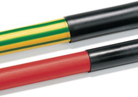 Heatshrink tubing, 3:1, (12/4 mm), PE, crosslinked, black, 318-31200
