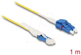 88299 Fiber optic cable, CS / LC Duplex UPC, OS2 Uniboot 1 m