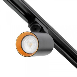 Reflektor Szynowy GU10 Czarno - Złoty SAGI Lampa do Szynoprzewodów Jednofazowych