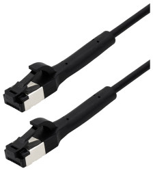 kabel LAN Maxtrack TI42-1,5L, 1 szt., RJ45, CAT 8.1, U/FTP, 1.50 m, czarny