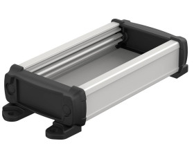 BOPLA ELPU 620-0100 DW (83627100.S7) - profil aluminiowy otwarty z pokrywą do montażu naściennego (57,5 x 22 x 100 mm)