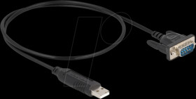 66461 Adapter cable USB 2.0 to serial RS232 male, FTDI, 0.50 m