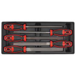 Sealey TBT09 Tool Tray with Engineers File Set 5pc