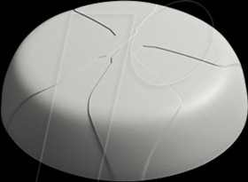 LGMDM4-7-38-24-58 Vehicle antenna, 4x4 MiMo 2G / 3G / 4G, GNSS, 2x2 WLAN, white