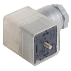 Złącze do samokonfekcjonowania zaworowe typu A żeńskie 3-PINowe kątowe GDML 2016 LED 24 GB schwarz