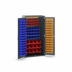 Pojemnik do przechowywania głębokość 650mm szerokość 1050mm wysokość 2000mm RAL 7016 Stal Bott