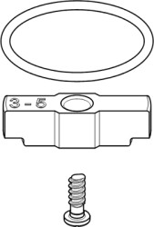 Seal, o-ring, for pushbutton switch, 0098.9201