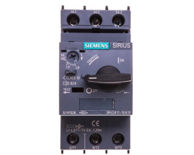 Wyłącznik do transformatorów 3P 2,8-4A 100kA S00 3RV2411-1EA10