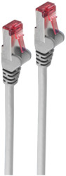 Patch cable, RJ45 plug, straight to RJ45 plug, straight, Cat 6A, S/FTP, LSZH, 2 m, gray, BS75712-A