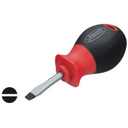 Vigor V1208 Workshop Slotted Screwdriver 5.5mm Blade Width x 38mm Length