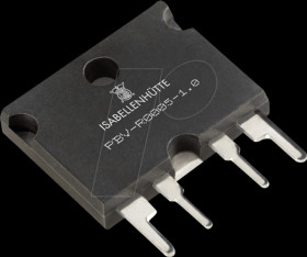 PBV-R050-F1-1.0 manganin resistor, 50 mOhm, SIL, 10 W, 1