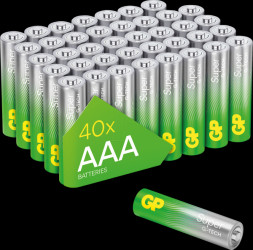 GPPCA24AS556 Super, alkaline battery, AAA (micro), pack of 40
