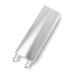 Blok wodny do chłodzenia 40x120mm - aluminiowy radiator do ogniw Peltiera