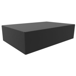 Hammond 1441-24BK3 Steel Chassis 305x203x76mm Black