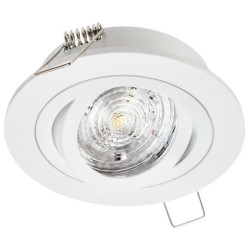 Oprawa OPAL okrągła biała piaskowana aluminiowa