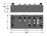 Rozdzielacz czujnik / element wykonawczy, aktywny Turck BLCEN-6M12LT-4AI-VI-2AO-I 6811482 1 szt.