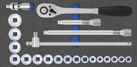 8164 1401 Socket Set 12,5mm (1/2"), 22-piece