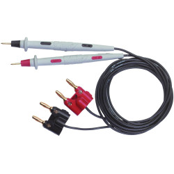 Pomona Electronics 1633148 6303 4-Wire Kelvin Probe Lead Set Dual Banana Plugs