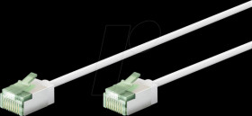 74360 Patch cable Cat.8,1 U/FTP super slim 1,0 m white