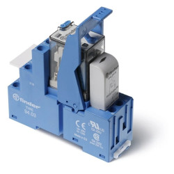 Moduł interfejsowy 27mm, 3P 10A 48V AC, styki AgNi, przycisk testowy, zaciski śrubowe, DIN 58.33.8.048.0060SMA