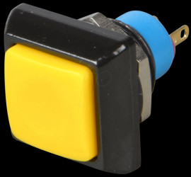 IPC3SAD5 Square push button, Ø 13.6 mm, 0.2 A - 250 VAC, yellow