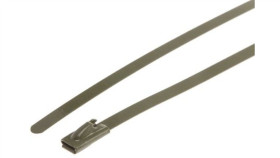 Opaska Kablowa 360Mm 4.6 Mm Stal Nierdzewna Z Powłoką Poliestrową 100 Sztuk...