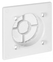 Kratka z kołnierzem wentylacyjna do paneli system+ RWO125 Awenta