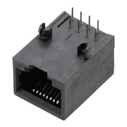 BEL Stewart SS64800-010F RJ45 Socket Horizontal Mount Black