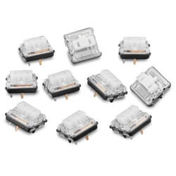 Kailh CHOC Low Profile Key Switches - Clicky - małe przyciski niskoprofilowe - białe - 10szt. - Adafruit 5114